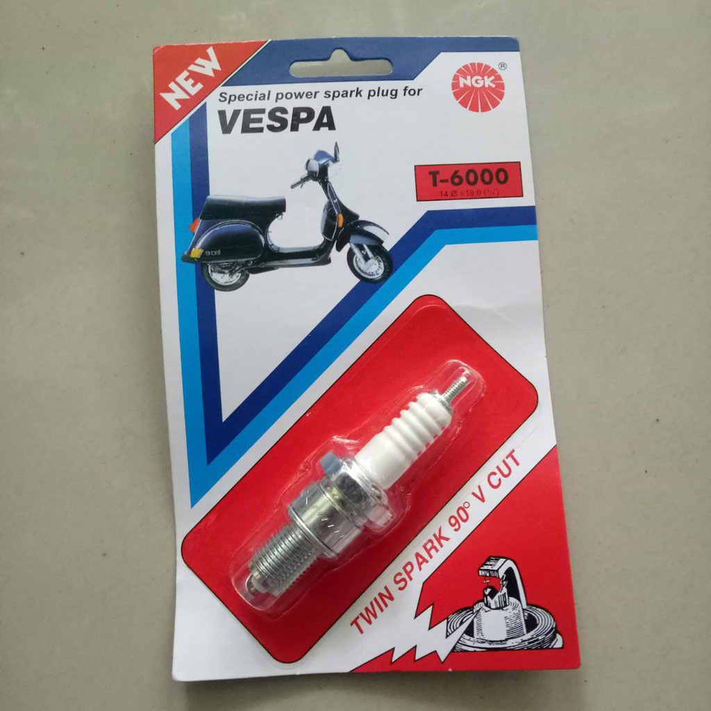 Vespa T Ngk T Long Drat Spark Plug Shopee Singapore