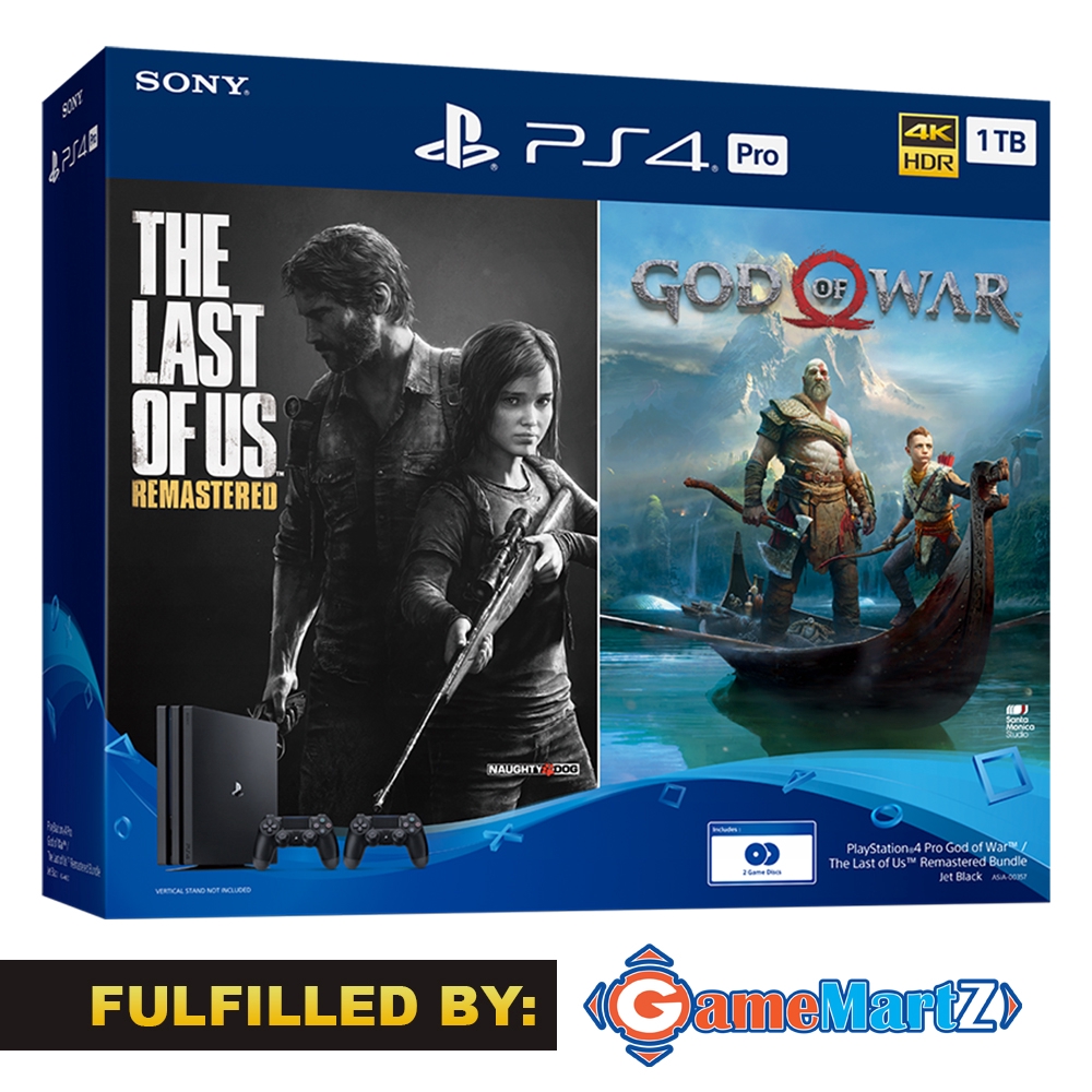 Ps Tb Pro Console With The Last Of Us God Of War Bundle Extra