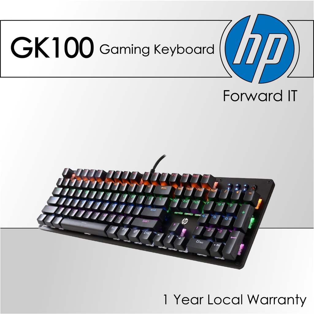 Hp Gk Mechanical Gaming Keyboard Rgb Key Wired Usb Interface