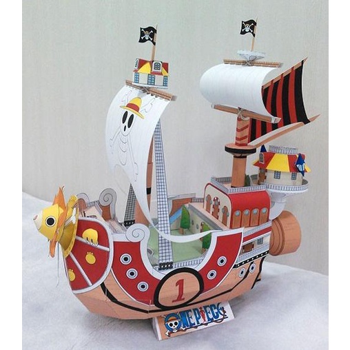 Diy Papercraft One Piece Thousand Sunny Ship Ver 2 Shopee Singapore