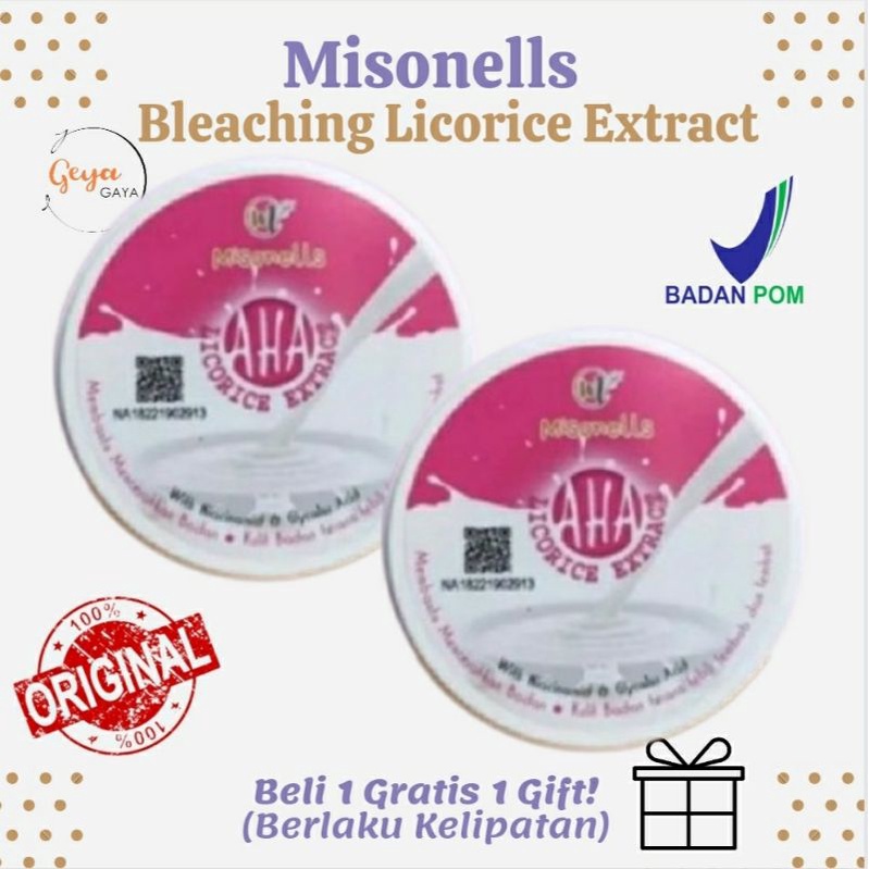 Misonells Bleaching Licorice Extract Bleaching Aha Misonells