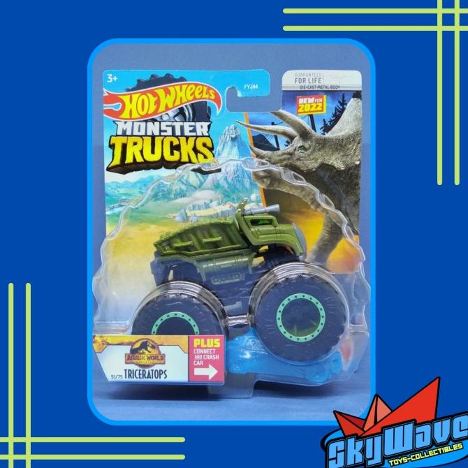 Hot Wheels Monster Trucks Triceratops Jurassic World Dominion