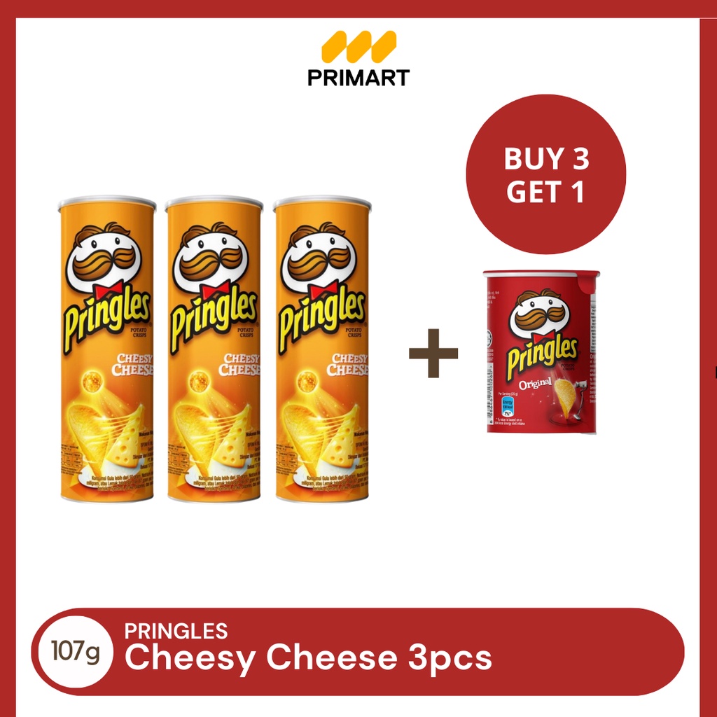 Pringles Cheesy Cheese Gr X Pcs Free Pringles Original Gr Pc