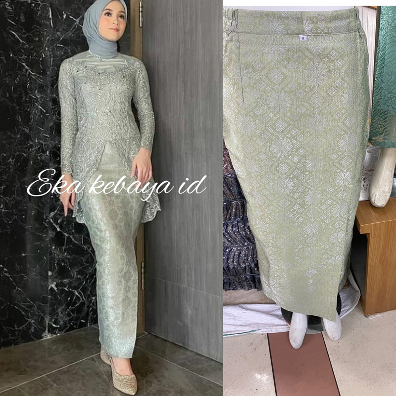 Order Premium Span Songket Skirt Semi Palembang Songket Skirt Finished