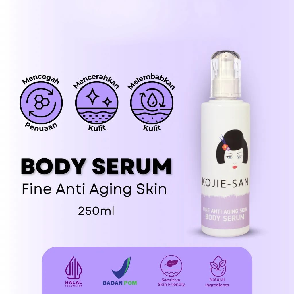 New Kojie San Body Serum FINE ANTI AGING SKIN Maintains SKIN Elasticity