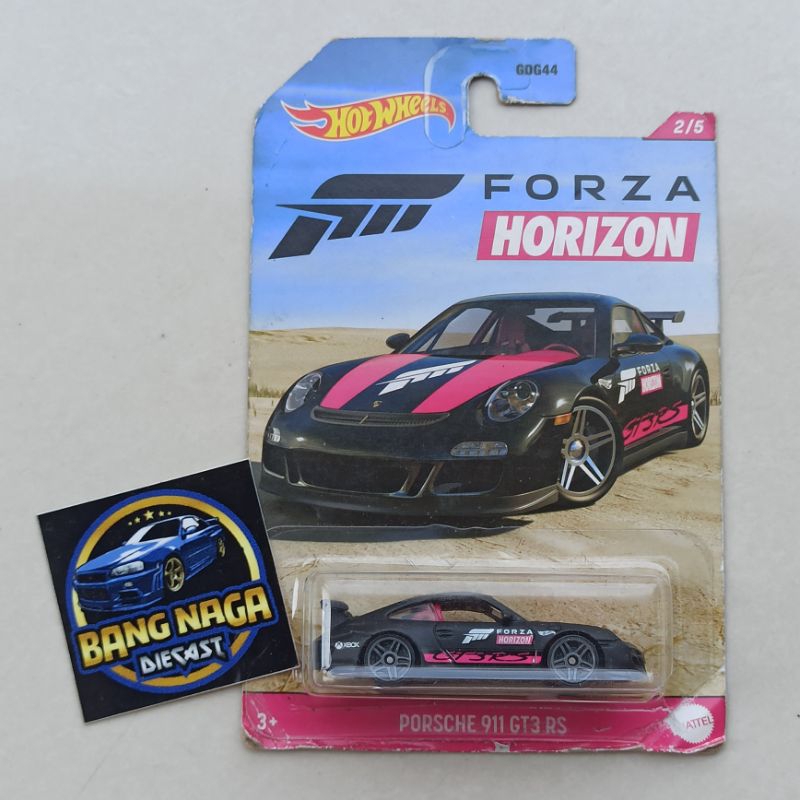 Hotwheels Porsche Gt Rs Forza Horizon Bad Card And Bubble