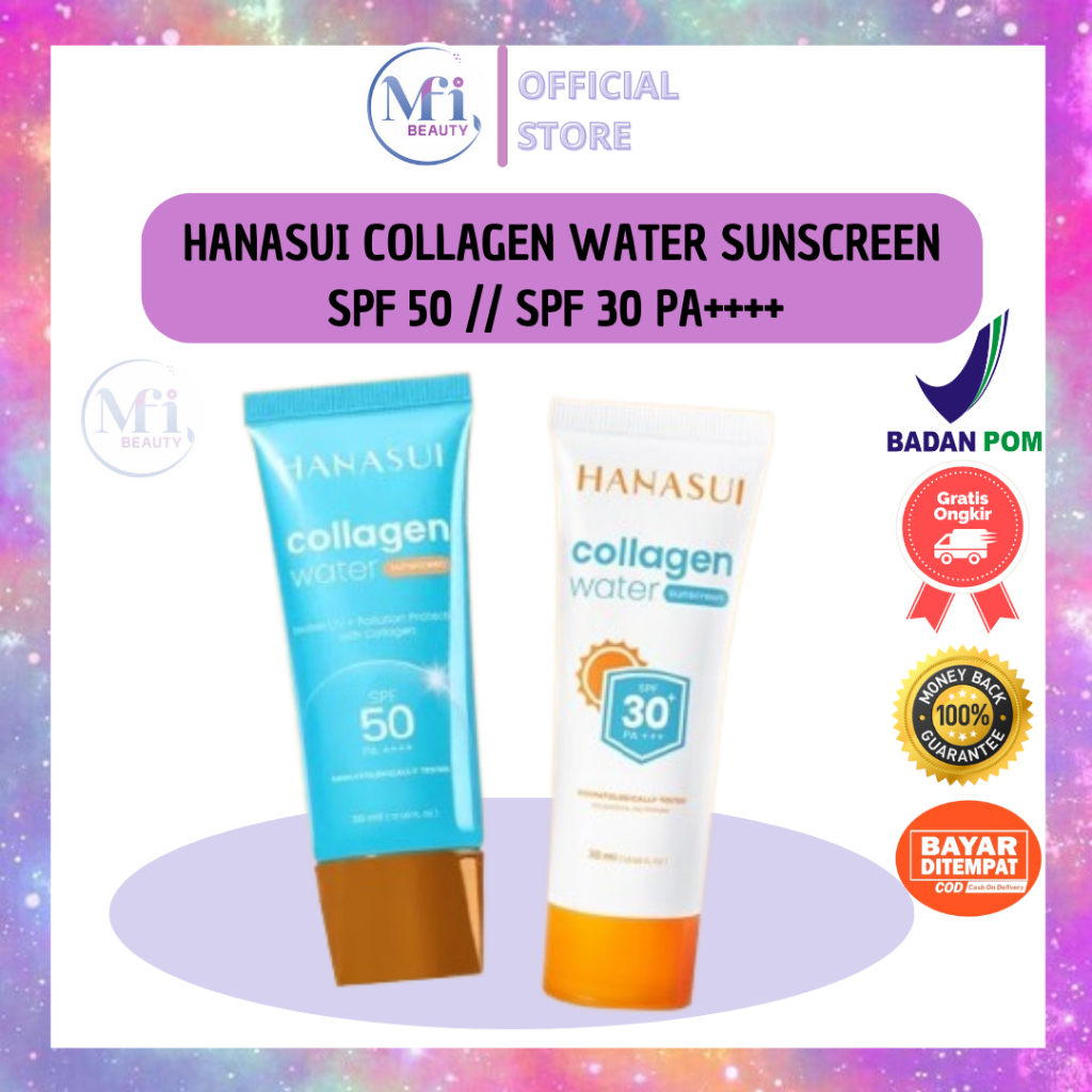 Mfi Hanasui Collagen Water Sunscreen Spf Spf Pa