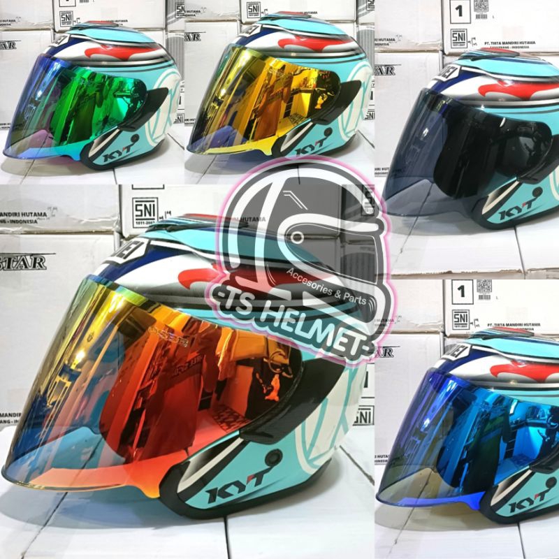 Flat Glass Visor Venom Pnp Kyt Kyoto Dyr Dynamic K1 West Shopee Singapore