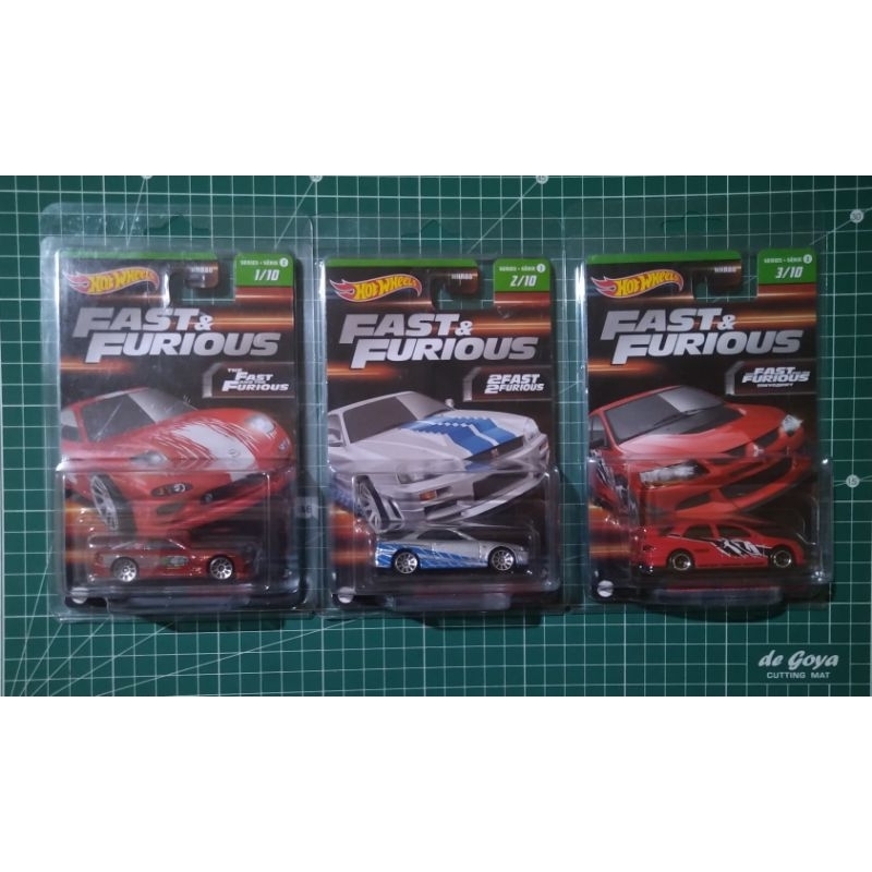 Pcs Hotwheels Fast Furious Wave Mazda Rx Nissan Skyline Gtr