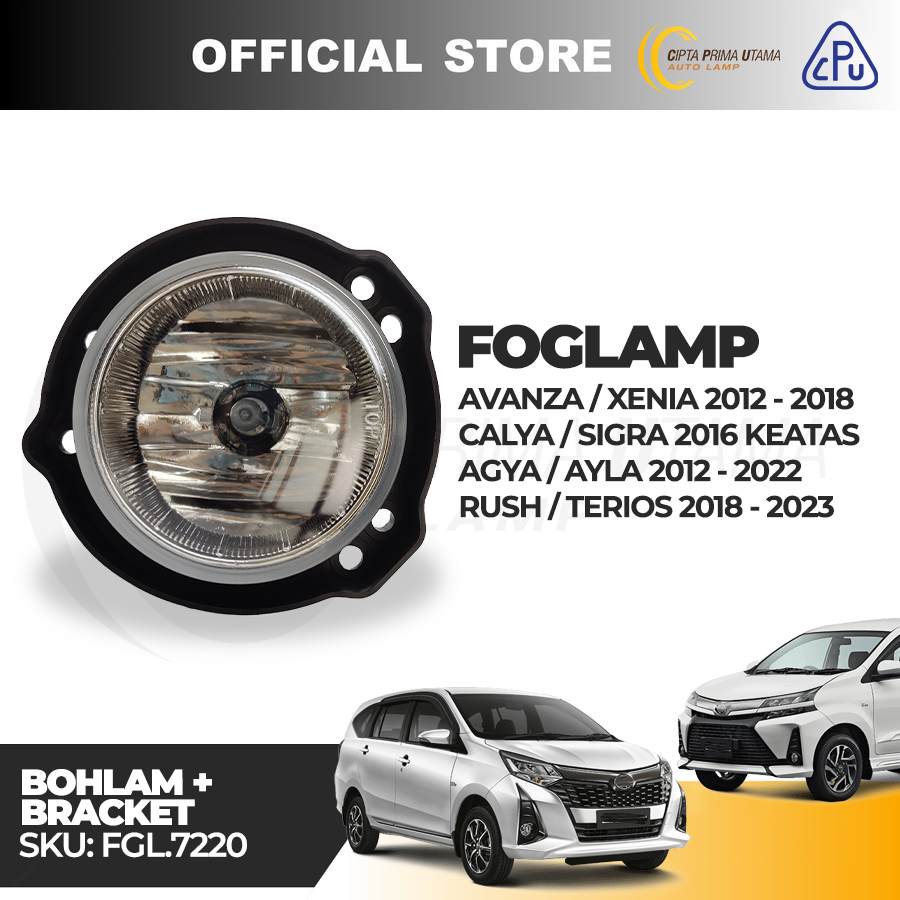 Cpu Fog Lamp Avanza Xenia Antem Sigra Rush Terios Agya Ayla Foglamp