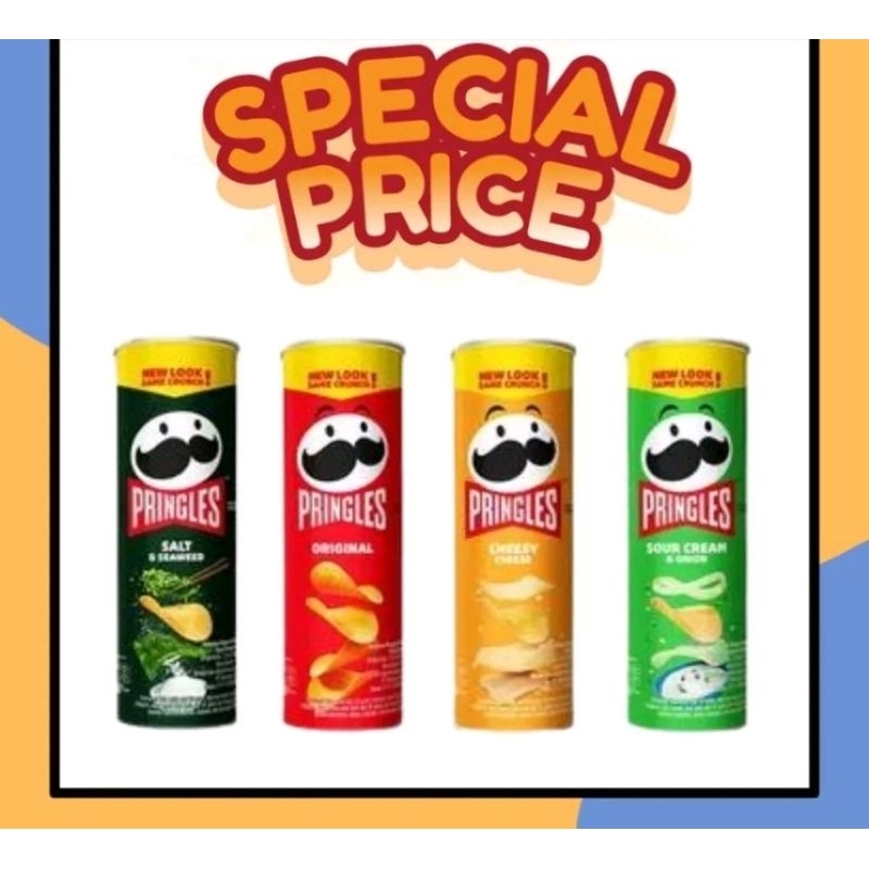 Pringles Potato Chips 107 Gram Pringles Chips Shopee Singapore