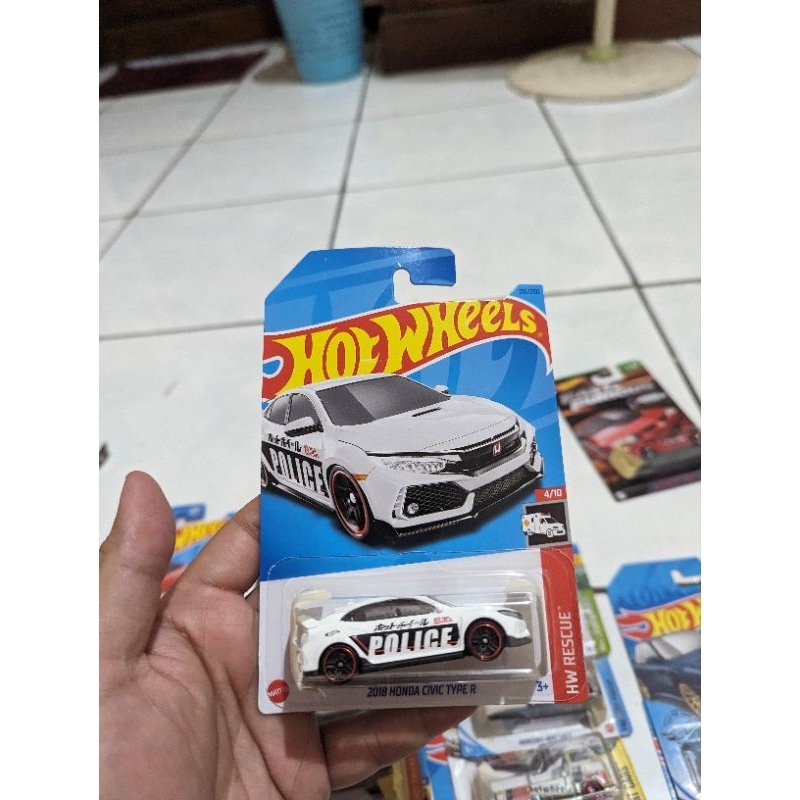 Hot WHEELS HONDA CIVIC TYPE R POLICE JAPAN CARD RARE Shopee Singapore