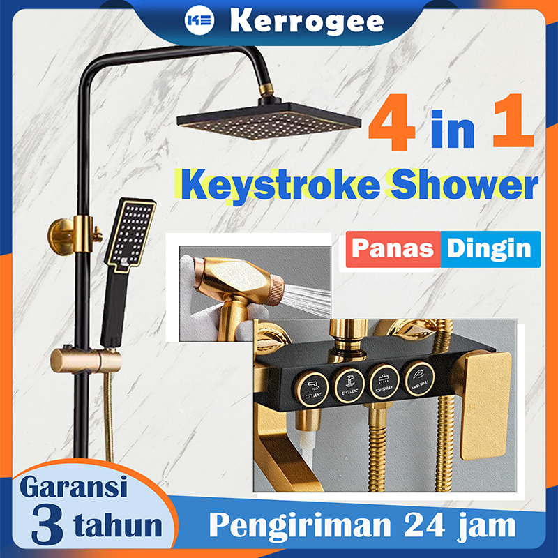 Bathroom Shower Full Set Copper In Hot Cold Shower Set With Faucet