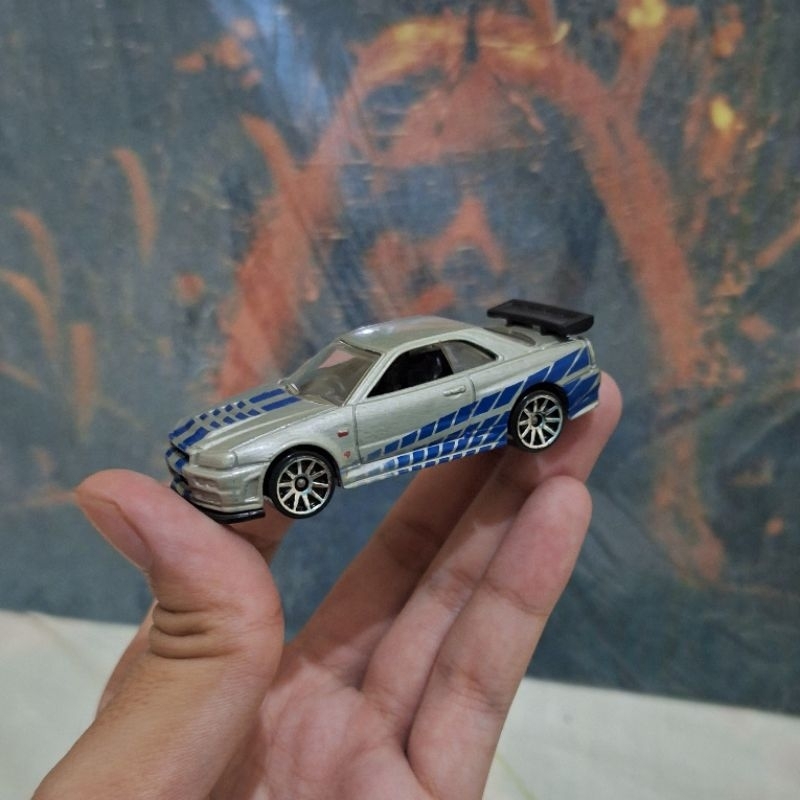 Hot Wheels Nissan Skyline GT R R34 Fast And Furious JDM Loose Brian O