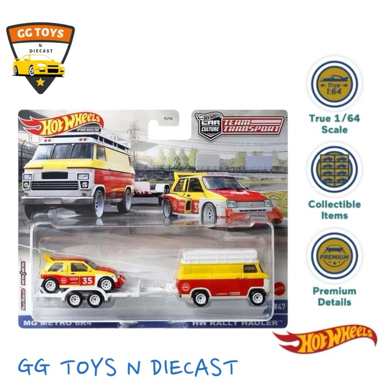 Hot Wheels HW Hotwheels Team Transport MG METRO R HW RALLY HAULER