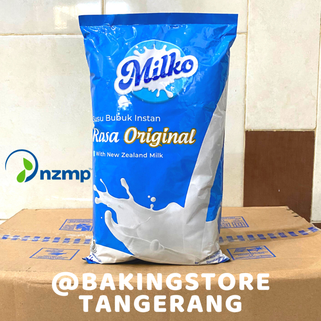 Milko Milk Powder Instant Original Flavor 1kg Nzmp Full Cream