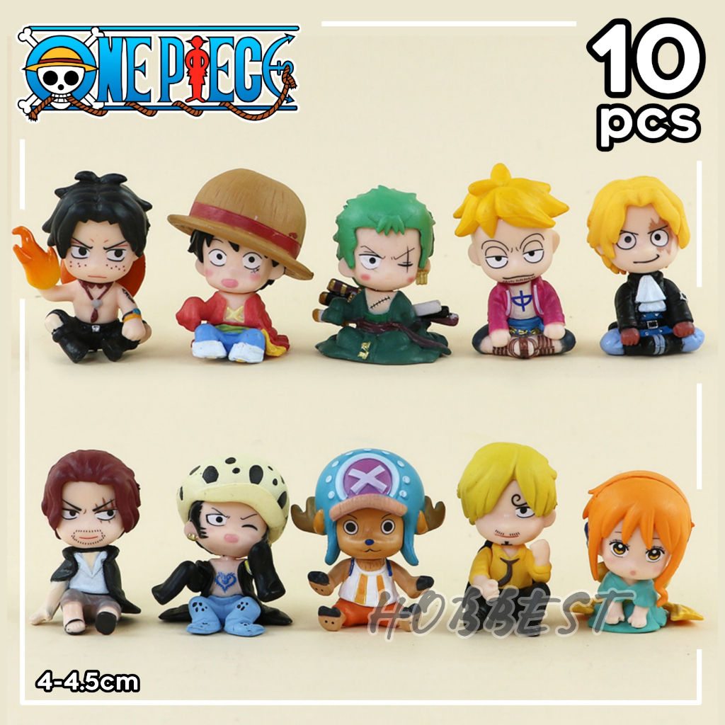 Action Figure One Piece Chibi Contents Pcs Miniature Cake Topper