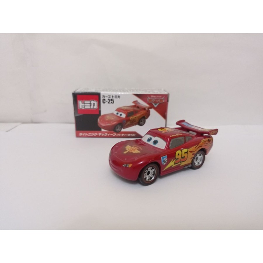 Tomica Cars C 25 Lightning McQueen Hot Rod Type Disney Motor Pixar