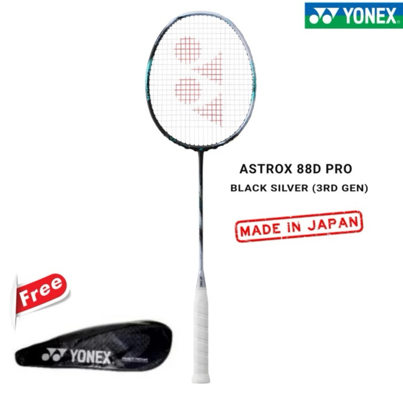 Yonex Astrox 88D Pro 88D Pro 3rd Gen Black Silver Badminton Racket