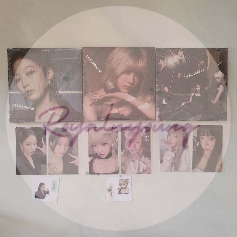 LSF Le Sserafim Album HOT COMPACT Ver Weverse Raffle Kazuha