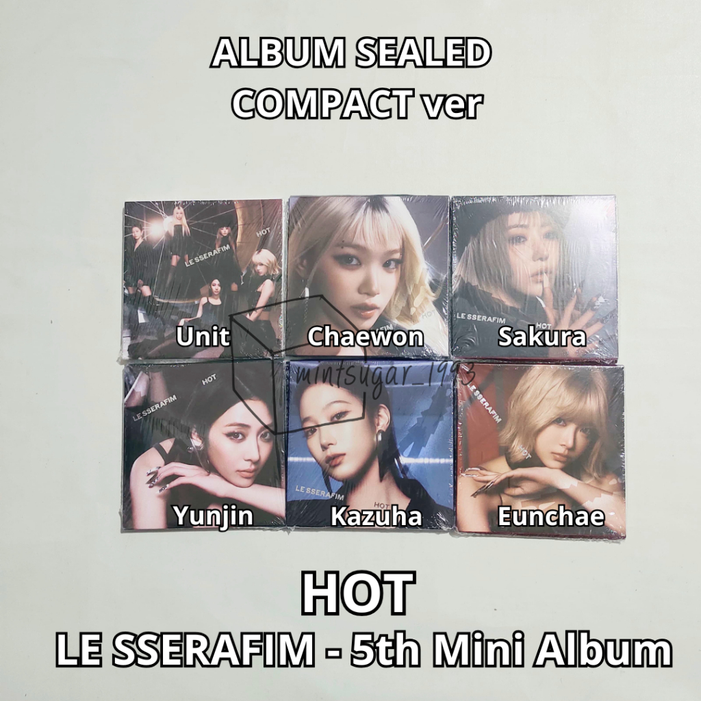 READY OFFICIAL NEW LE SSERAFIM 5th MIni Album HOT COMPACT