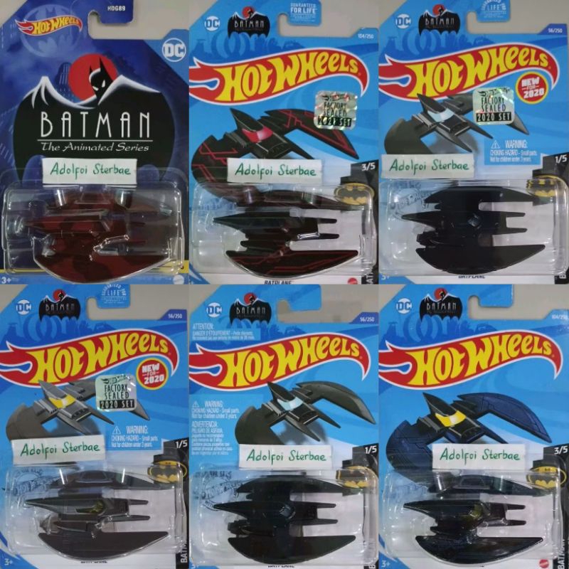 Hotwheels Hot Wheels Batplane Batman Dc Aircraft 1 5 3 5 56 250 104 250