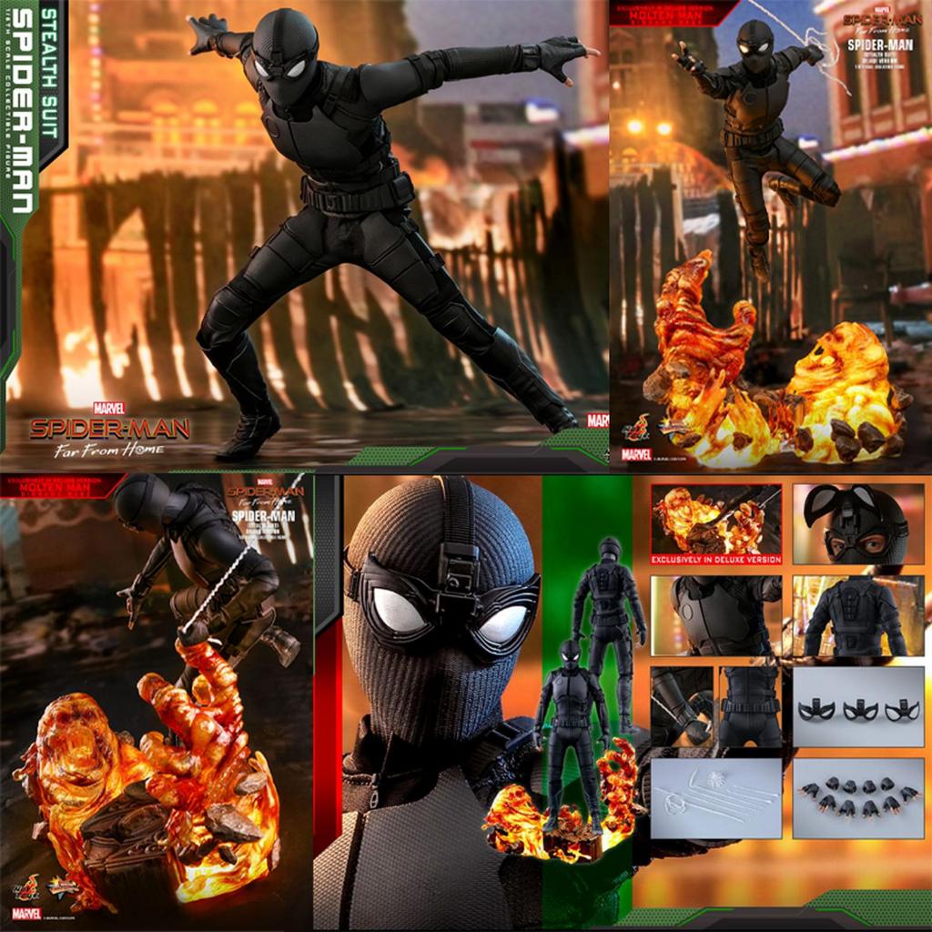 Hot Toys Marvel Far From Home Spiderman Stealth Suit Deluxe MMS541