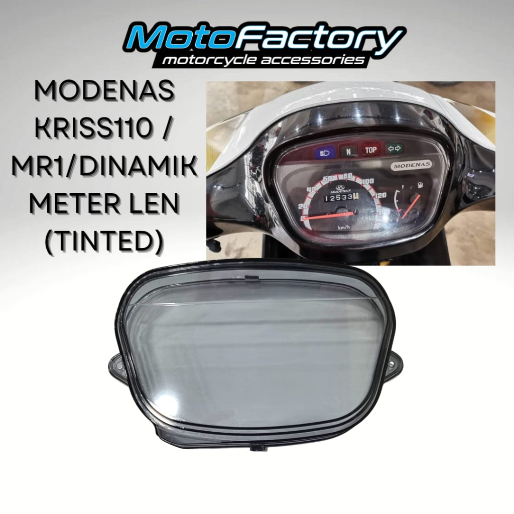 MODENAS KRISS110 MR1 DINAMIK METER LENS COVER METER METER COVER CERMIN