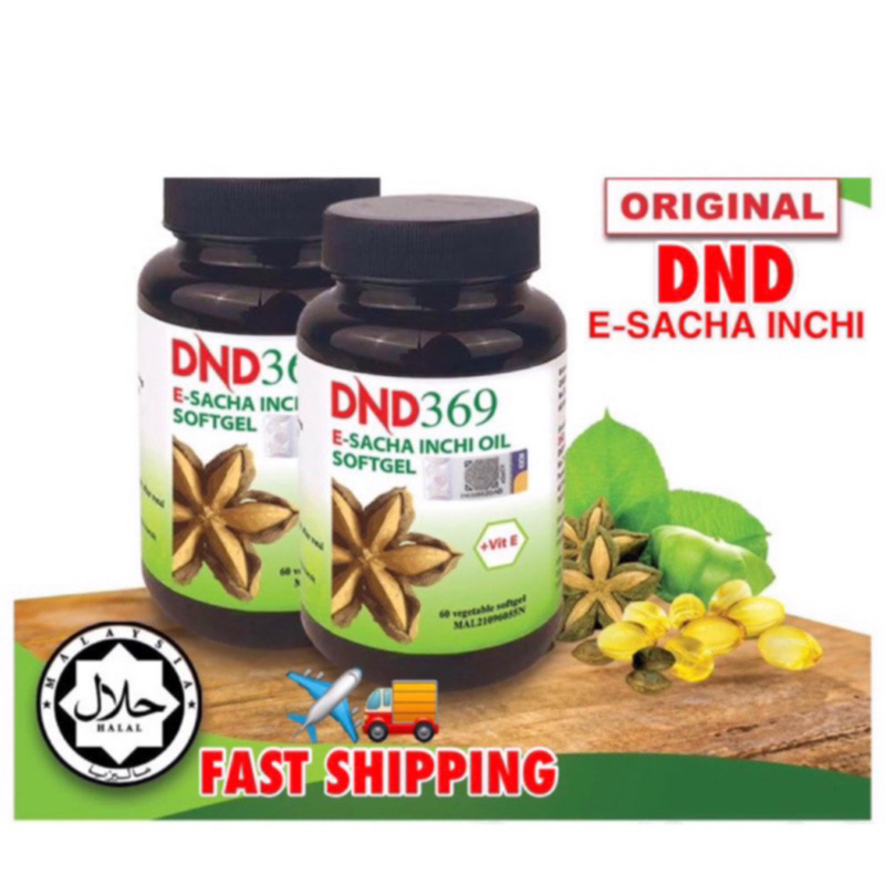 Dnd E Sacha Inchi Oil Softgel Botol Biji Shopee Singapore