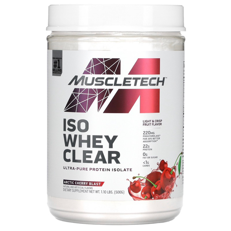 Muscletech Iso Whey Clear Lbs Ultra Pure Protein Isolate Exp