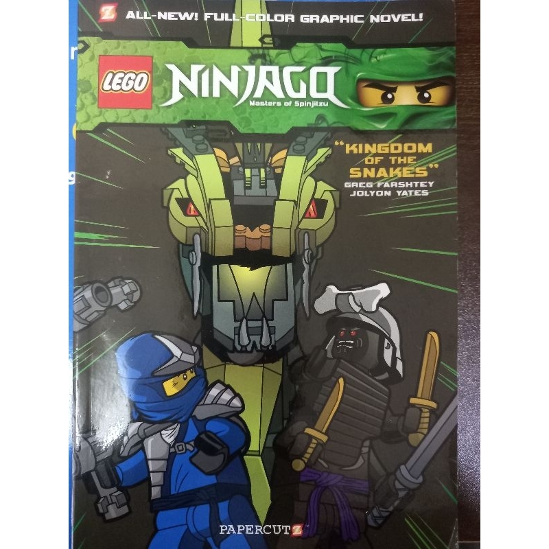 Papercut Lego Ninjago Kingdom Of The Snakes Comic Book Shopee Singapore