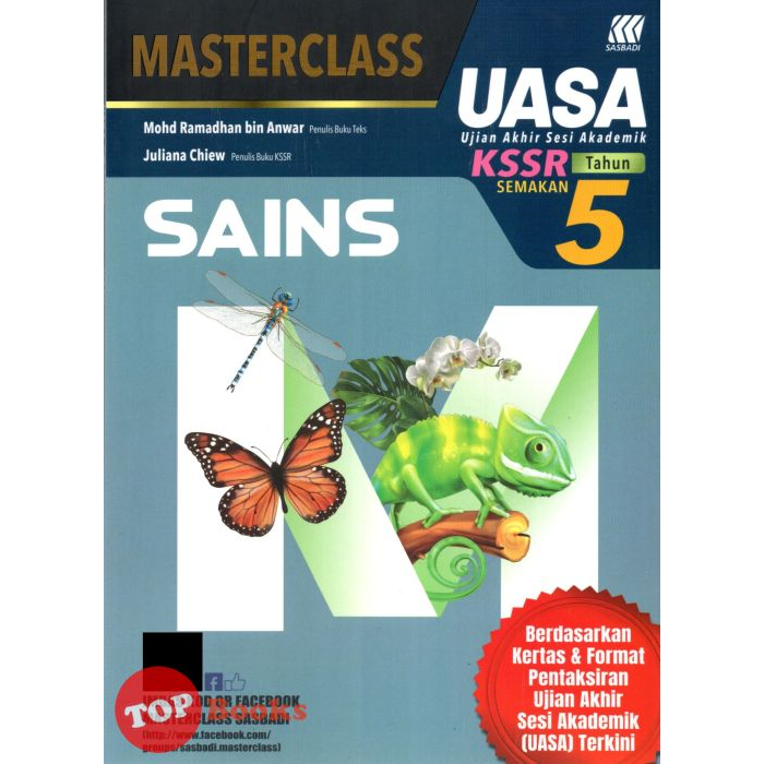 Topbooks Sasbadi Masterclass Uasa Science Th Kssr Semakan