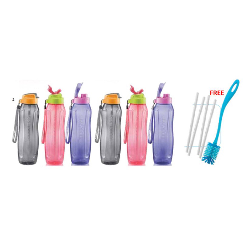 Tupperware Slim Eco Bottle L Pcs Shopee Singapore