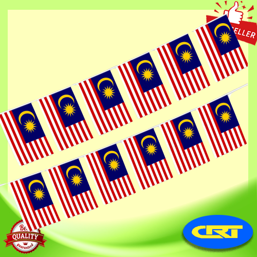 Hanging Flag Bunting Flag Flagline Bendera Bunch Flag Bendera