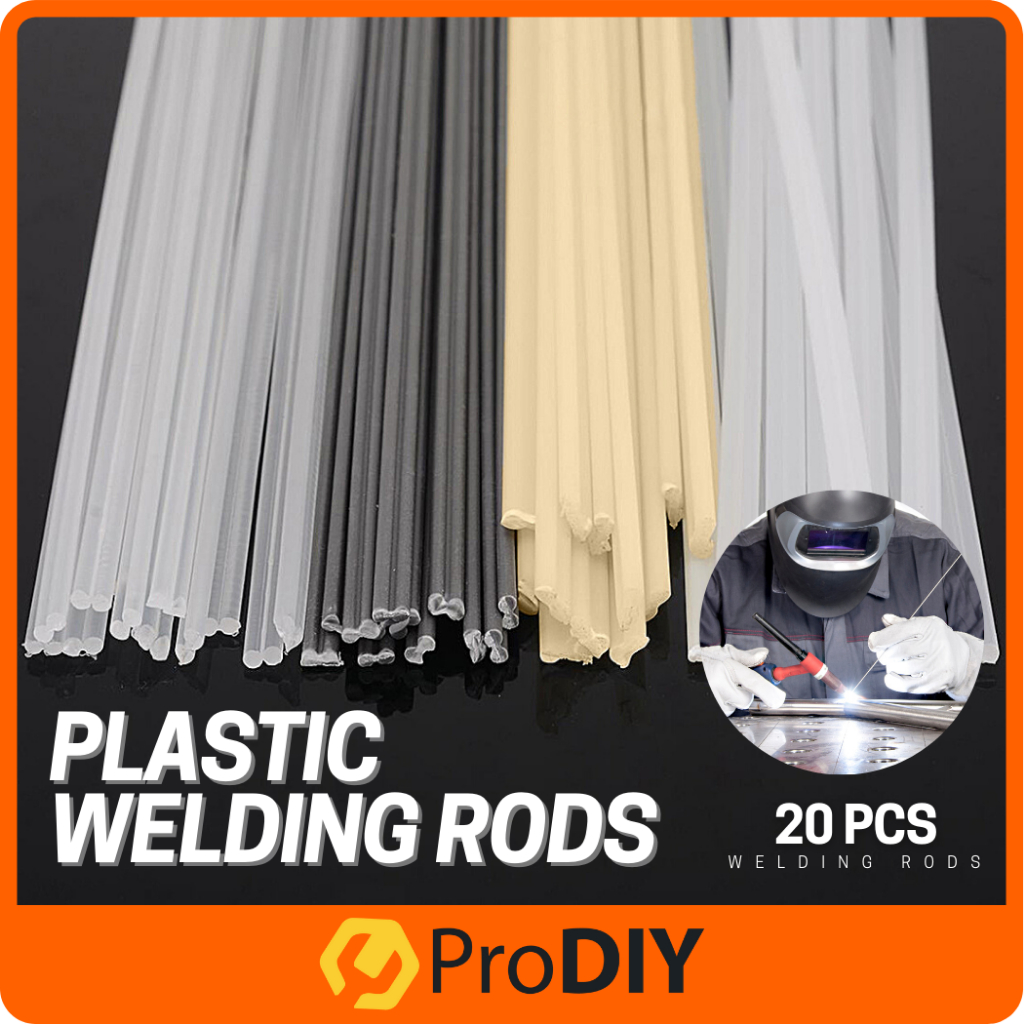 20pcs 200mm Plastic Welding Rods ABS PP PE Welding Sticks For Welder