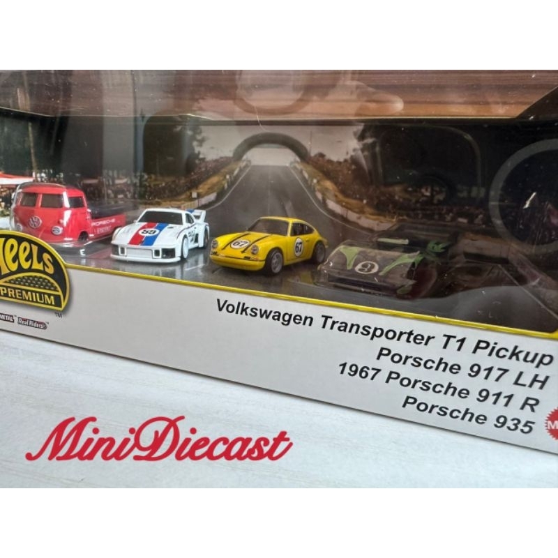 German Racing Hot Wheels Premium Collector Display Box Set