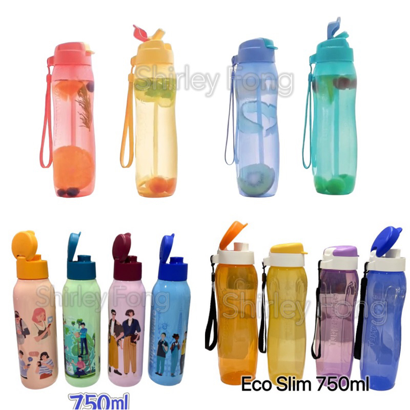 Tupperware Eco Slim Ml Eco Flip Fancy Ml Ml Strawi