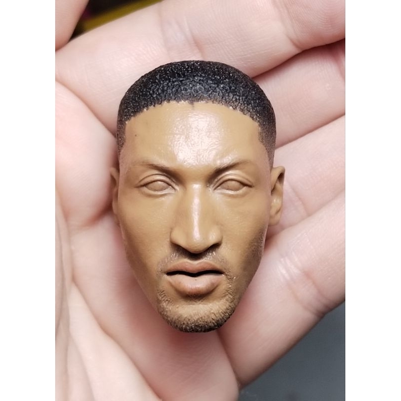 Scale Unpainted Head Sculpt Nba Chicago Bulls Scottie Pippen