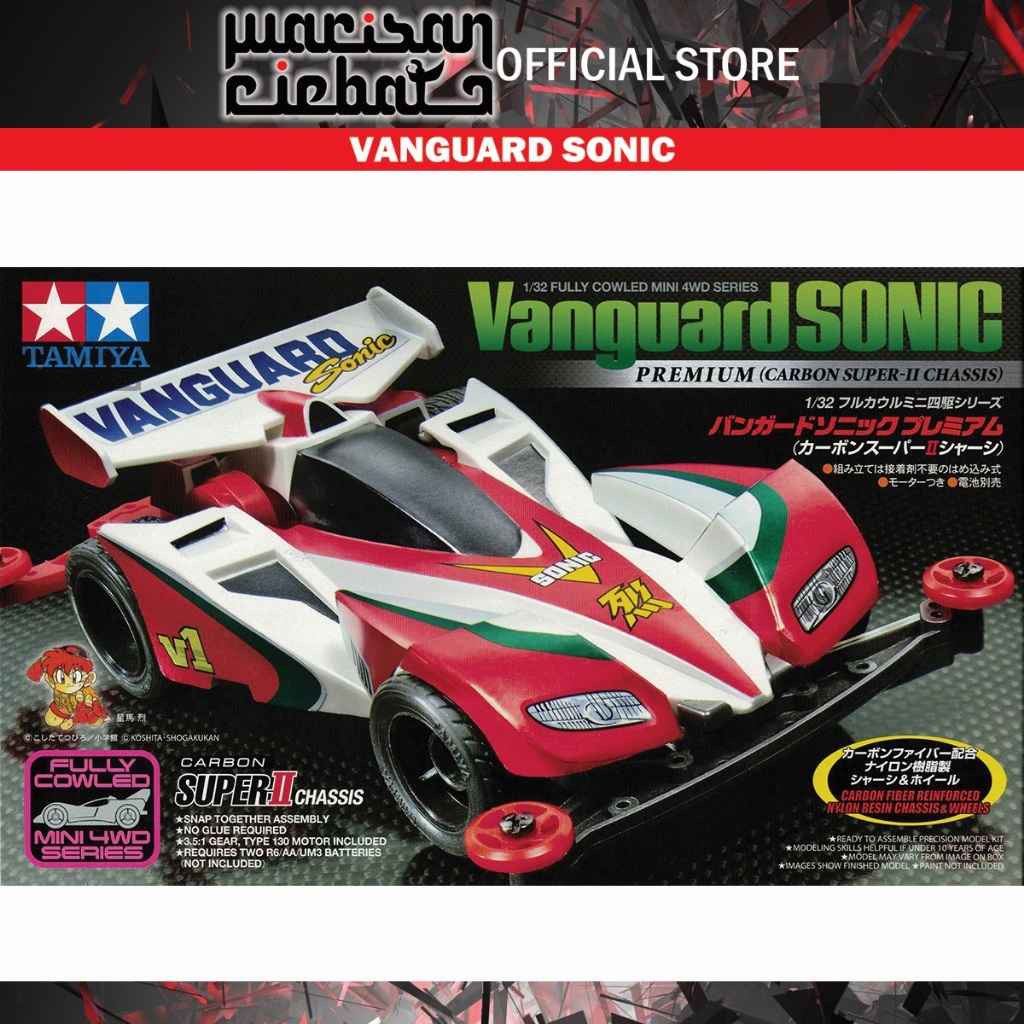 Tamiya Mini Wd Vanguard Sonic Premium Carbon Super Ii