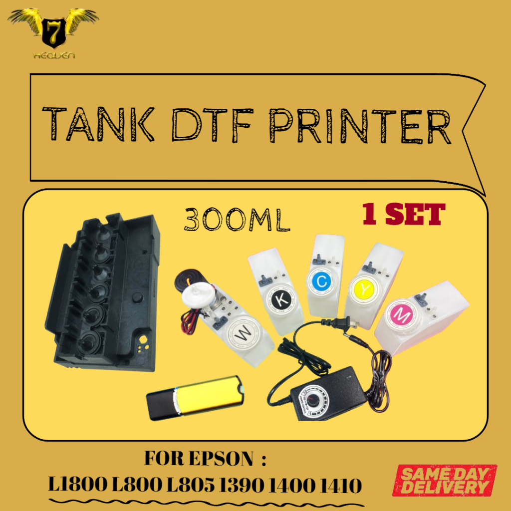 Dtf Printer Ciss Conversion Kit For Epson For Ecotank L L