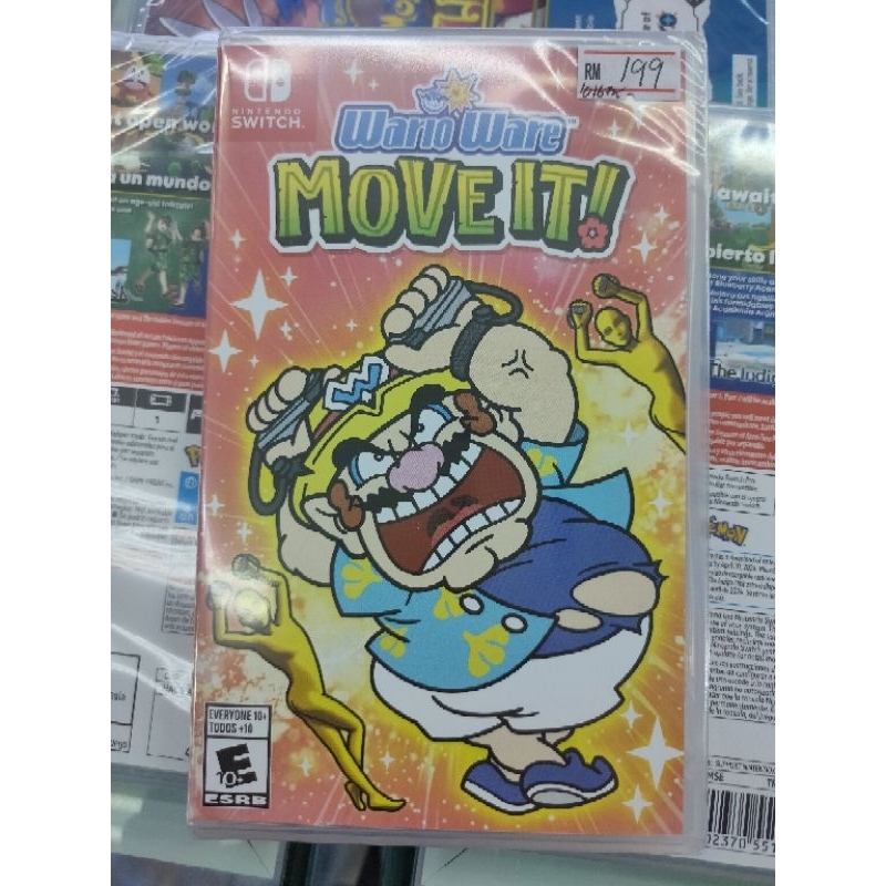 Nintendo Switch Game Card New Warioware Move It Shopee Singapore