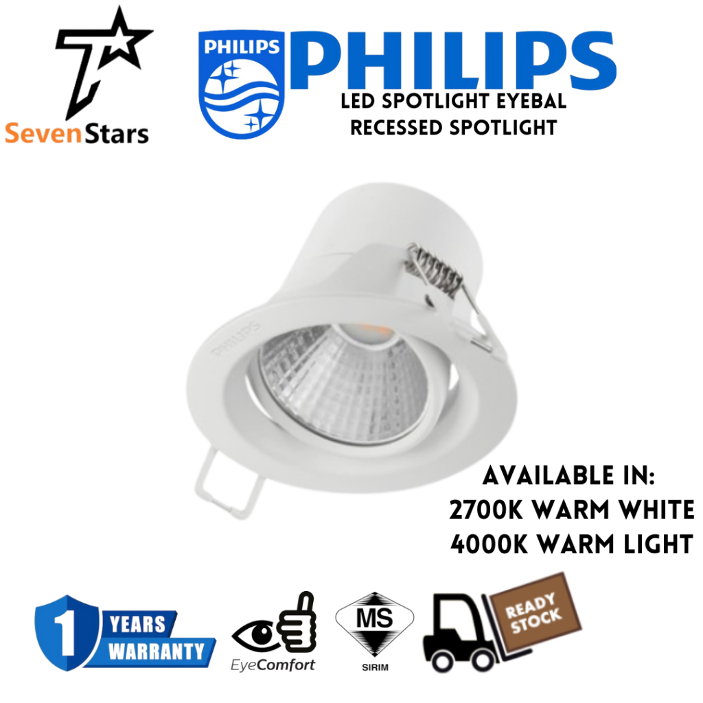 Philips Led Spotlight Eyeball Recessed Spotlight Sl W W Ceiling