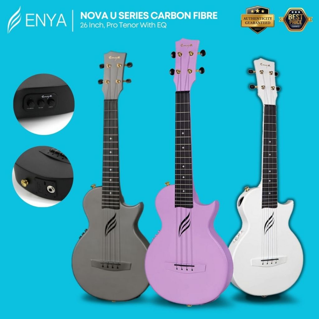 Enya Nova Ue Pro Tenor Inch Carbon Fiber Polycarbonate Ukulele