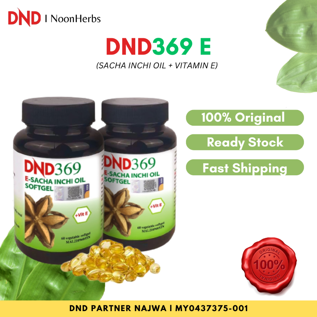 DR NOORDIN DARUS DND DND369 E Sacha Inchi Oil Softgel 3 6 9 Vitamin E