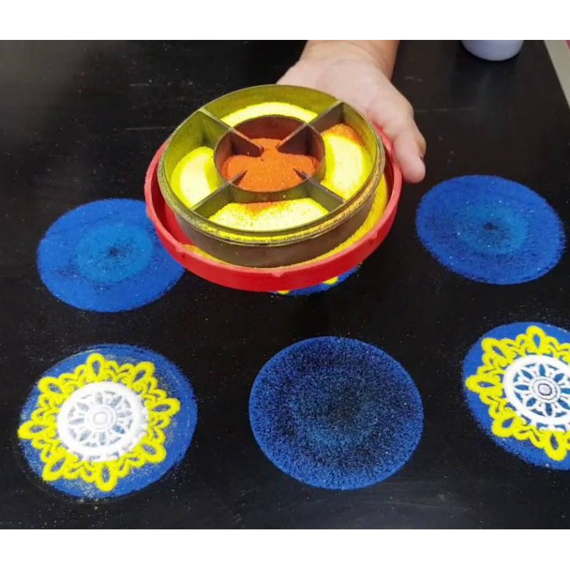 Rangoli Magic Box Set 4 8 Inches Shopee Singapore