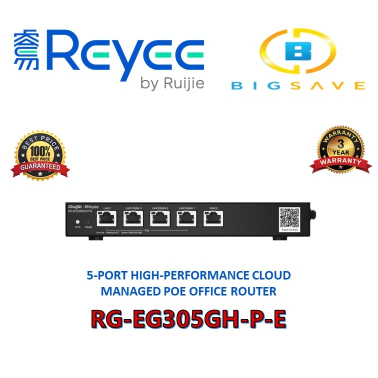 Ruijie Reyee Rg Eg Gh P E Port High Performance Cloud Managed Poe