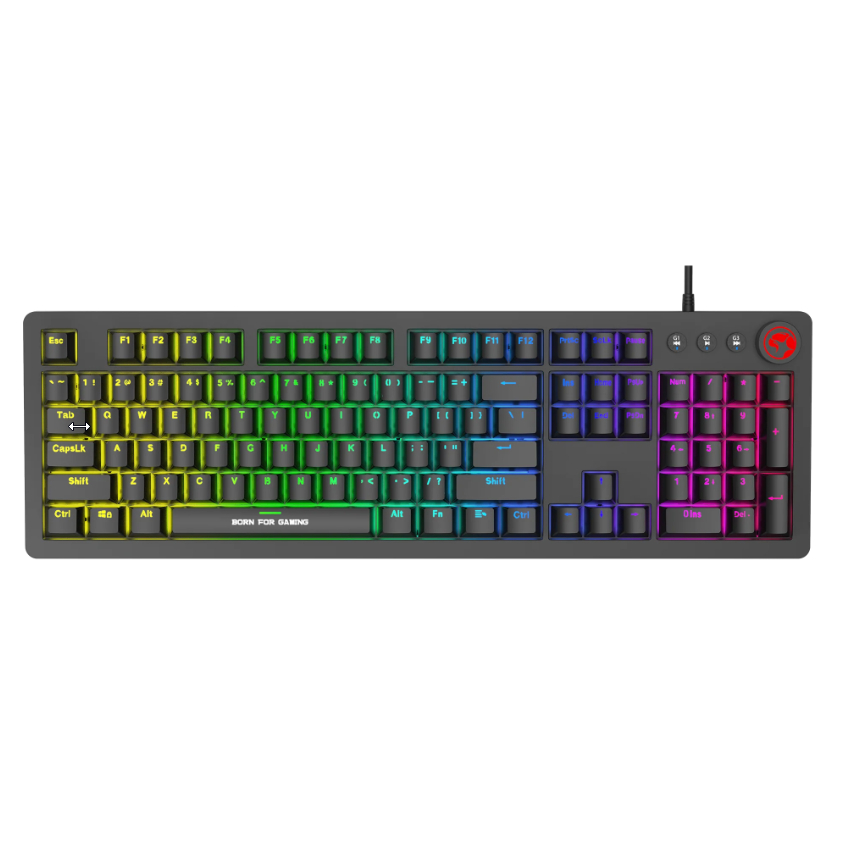 Marvo KG917 RGB Mechanical Gaming Keyboard Outemu Blue Switch