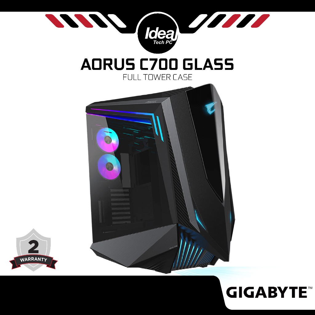 Gigabyte Aorus C Glass Full Tower Case Shopee Singapore