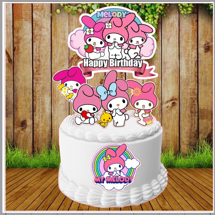 My Melody Cake Topper 001 Shopee Singapore