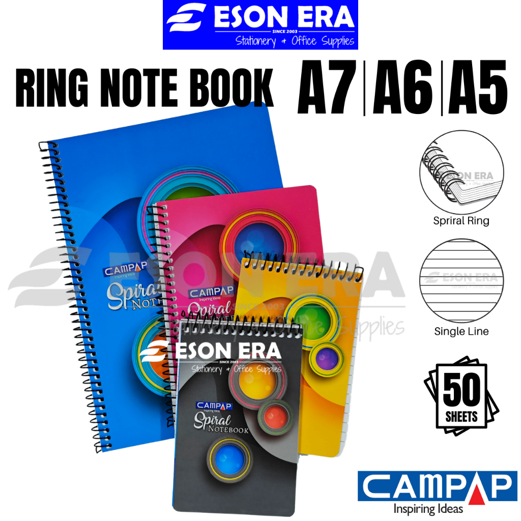 Campap Ring Note Book A A A Small Note Book Ring Binder Note Book